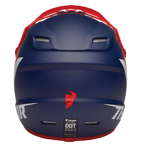 THOR SECTOR YOUTH HELMET CHEV RED BLK