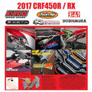 We have a range of items that fit the 2017-2018 CRF450R/RX as at 3 March 2017