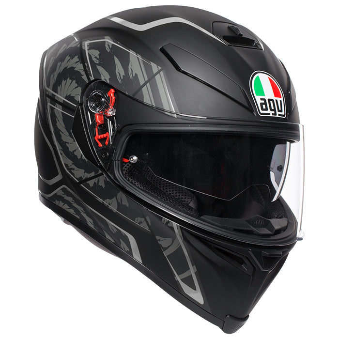 AGV K-5 S Tornado Black Silver