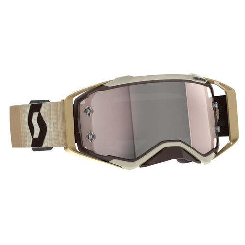 Prospect Goggle Beige/Brown Silver Chrome Works Lens