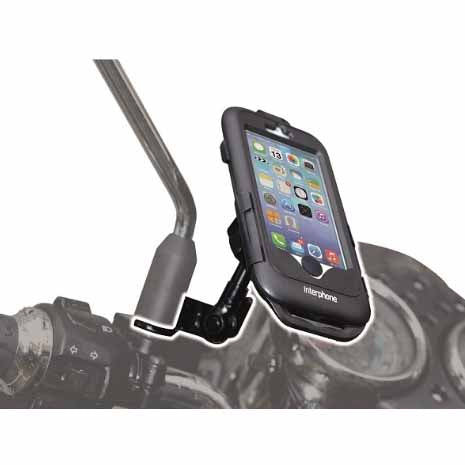 Interphone mount for motorcycle/scooter wing mirror - case not included - BA-SSP