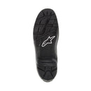 The image showcases the Alpinestars Tech-3/7 Enduro Sole from Crown Kiwi Enterprises Limited, featuring a black sole with a white star logo and intricate enduro-inspired tread design.