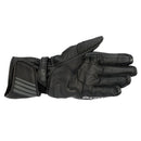 Discover the premium Alpinestars GP Plus R V2 Gloves in black/red by Crown Kiwi Enterprises Limited. Made with full-grain leather and boasting MotoGP protection, reinforced knuckles, and durable armor, these gloves ensure exceptional safety. A logo on the wrist strap adds a finishing touch.