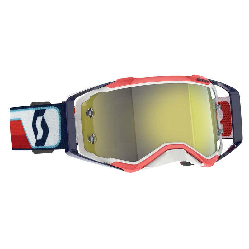 Prospect Goggle Red/White Yellow Chrome Works Lens