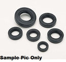 A sample picture displaying six black rubber gaskets or seals of varying sizes, randomly arranged on a white background. The text "Sample Pic Only" is written at the bottom left corner of the image, highlighting the quality of VERTEX gaskets used in the ENGINE OIL SEAL SET VERTEX HUSQVARNA FC250 FE250 FC350 FE350 KTM 250EXCF 250SXF 350EXCF 350SXF.