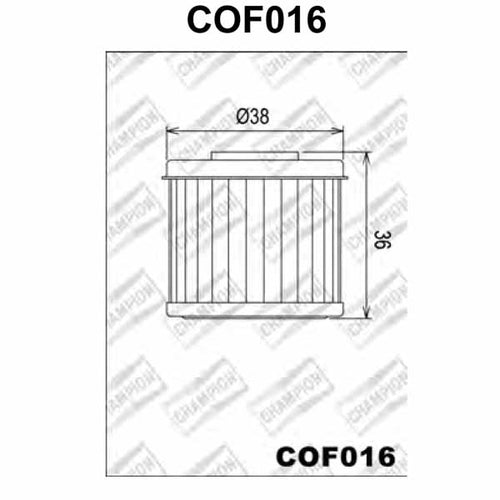 COF016 Champion Oil Filter pic (HF116)