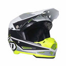 6D ATR-2 adult offroad/dirt helmet in Metric White/Neon colourway