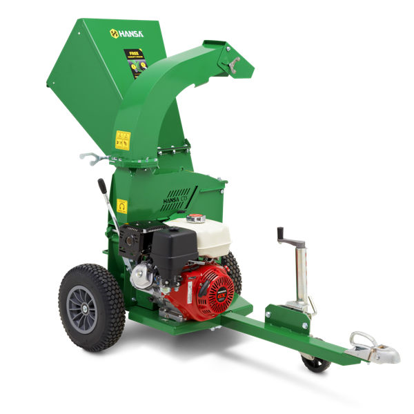 Advertisement featuring a green Hansa C13 Non Road Tow Swivel Outlet with text: 