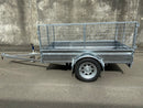 Custom Built Caged 7x4 Trailer