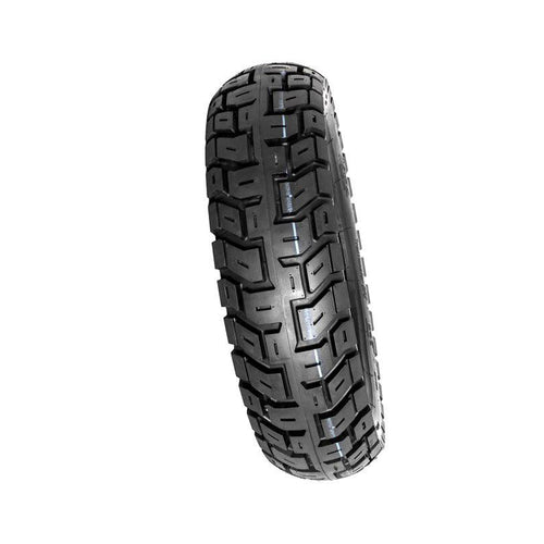 Image of a single MOTOZ TYRE 160/70-17 MOTOZ GPS LONG MILAGE, TRACTION AND SMOOTH TRANSITION FROM PAVEMENT TO GRAVEL TO DIRT with a distinctive, zigzag tread pattern. The tubeless tyre is black and shown against a plain white background, providing a clear view of its texture and design, ideal for off-road traction and adventure tyres enthusiasts.