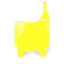 ACERBIS Front No. Plate - Yellow-003