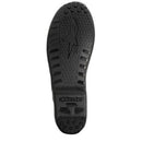 Bottom view of the Alpinestars Tech-6S Boot Sole by Crown Kiwi Enterprises Limited, featuring a black textured pattern with tread designs and a small Tech-6S logo near the heel.