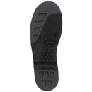 The image displays the black Alpinestars Tech-8 Soles from Crown Kiwi Enterprises Limited, showcasing a patterned tread with geometric shapes and varied textures for grip. Great as replacement soles for size 12-13 shoes, they elevate performance and style.